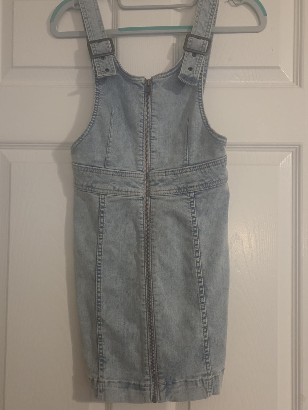 Light Wash Denim Free Peple Women's Mini Dress ,euc, Size0